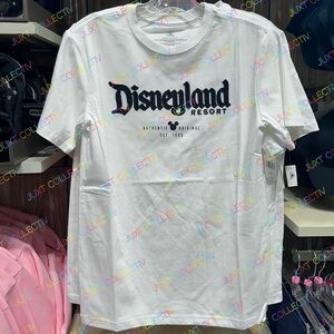Disney White Tee with Colorful Logo